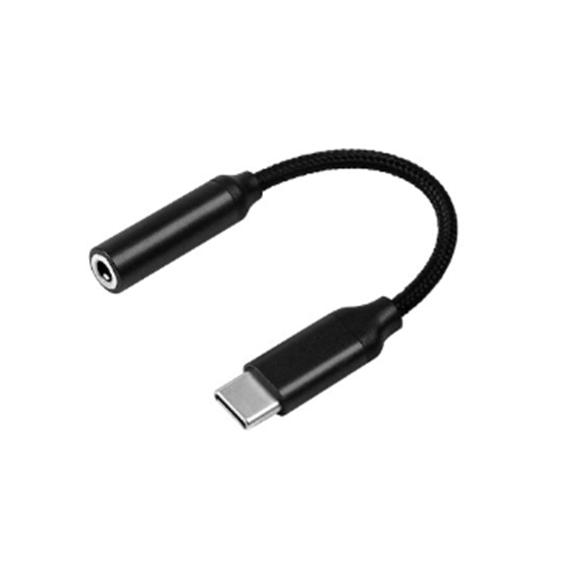 Type C to aux 3.5mm DAC Headphone Jack Adapter Aluminum alloy shell (music in digital format)