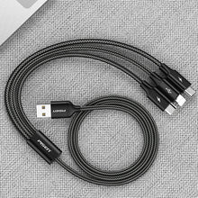 Load image into Gallery viewer, 1 or 1.2m 3in1 strong Charging Cable
