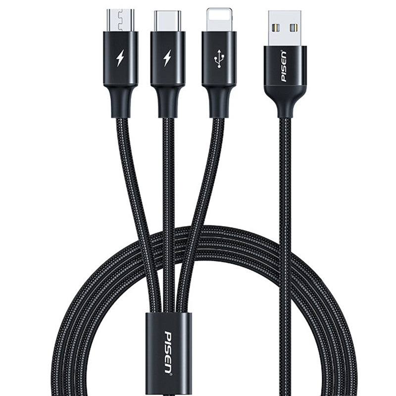 1 or 1.2m 3in1 strong Charging Cable