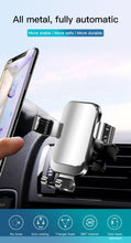 Load image into Gallery viewer, Phonix Gravity Car Mount Holder(Hook Up Air Outlet Version) Black
